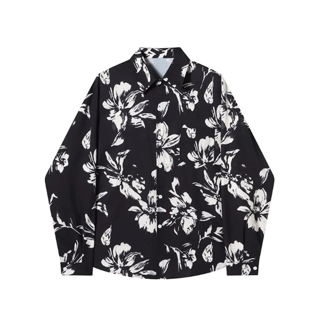 BLACK PETAL SHIRT MNW2049