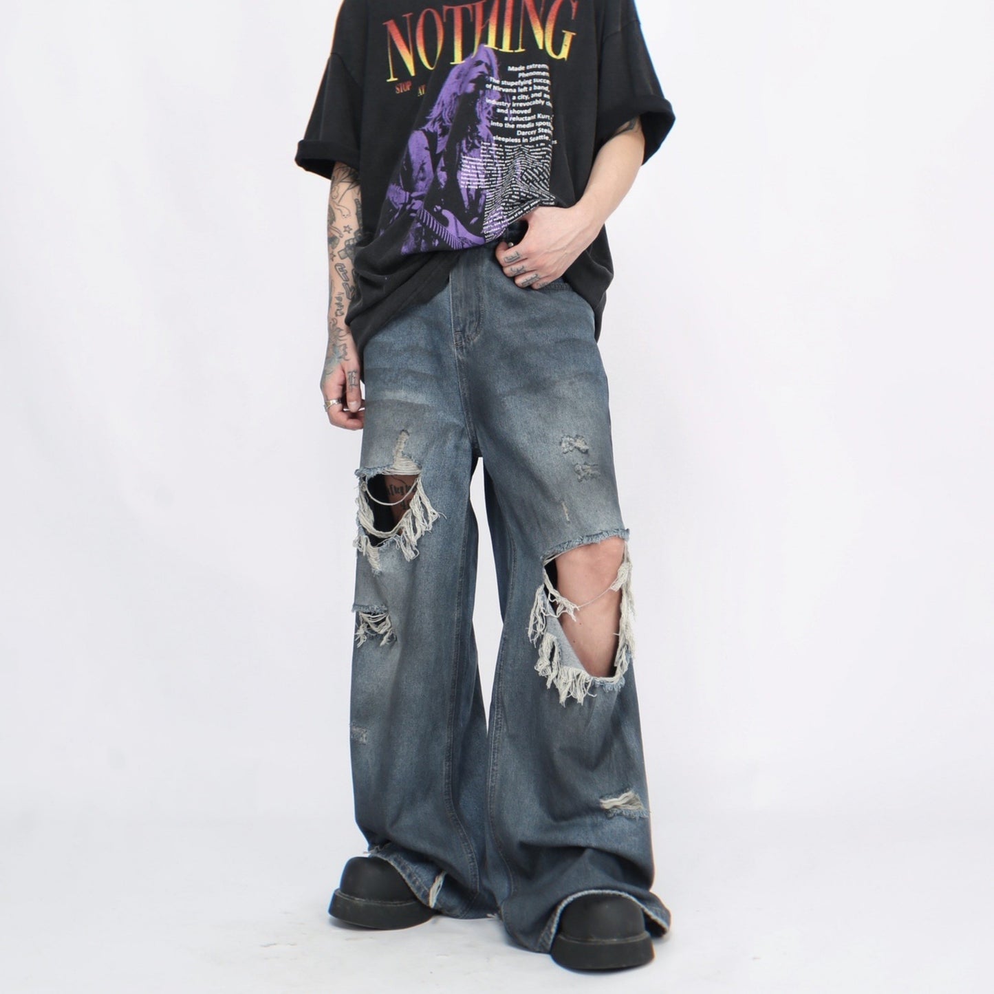 ROUGH HOLE DENIM MNW1862