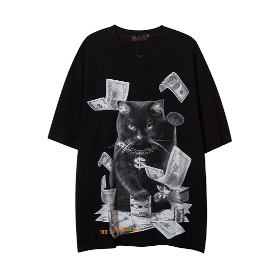 CAT MONEY T-SHIRT MNW577