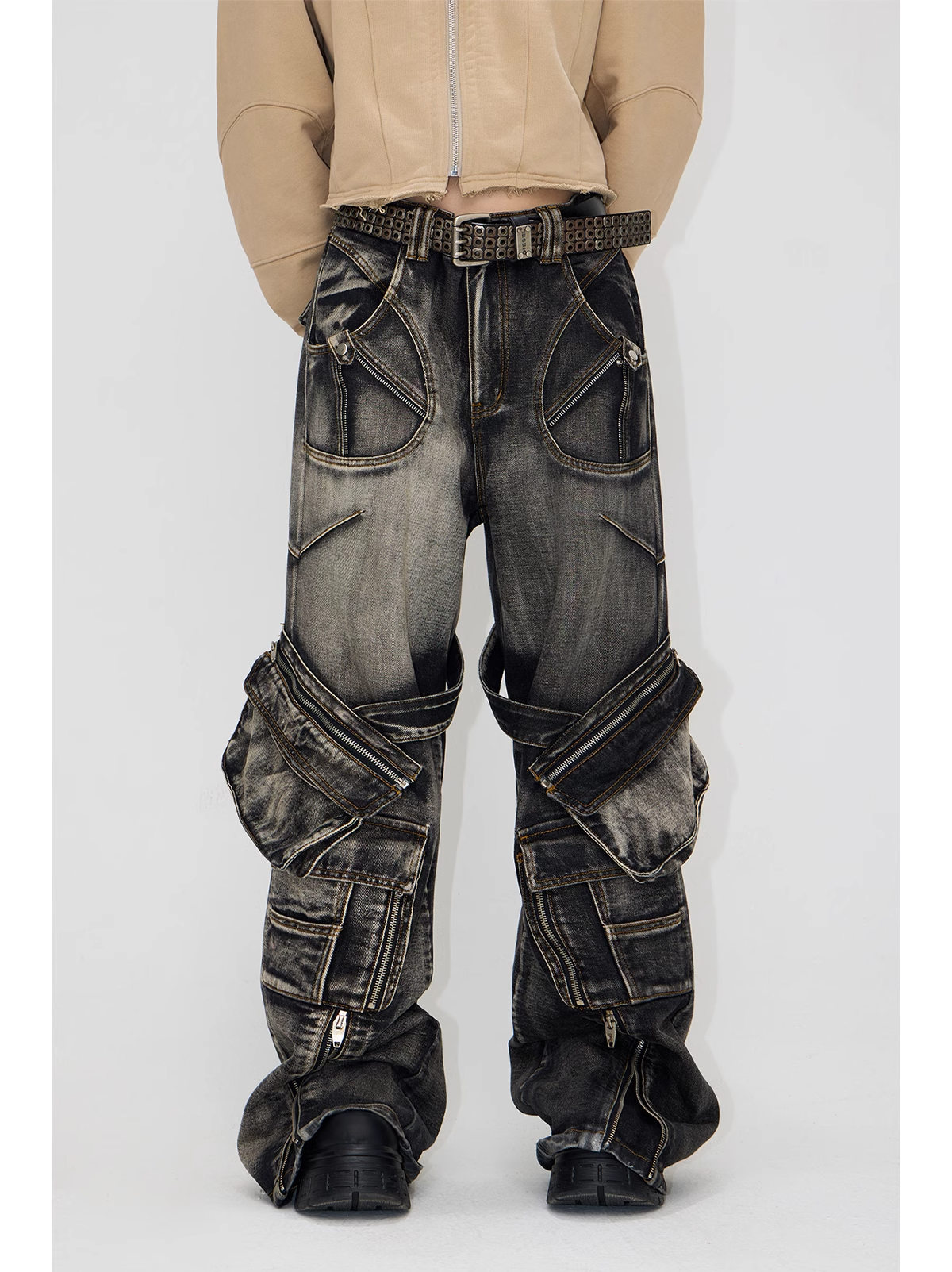 ULTRA FULL-METAL PUNK CARGO DENIM MNW1964