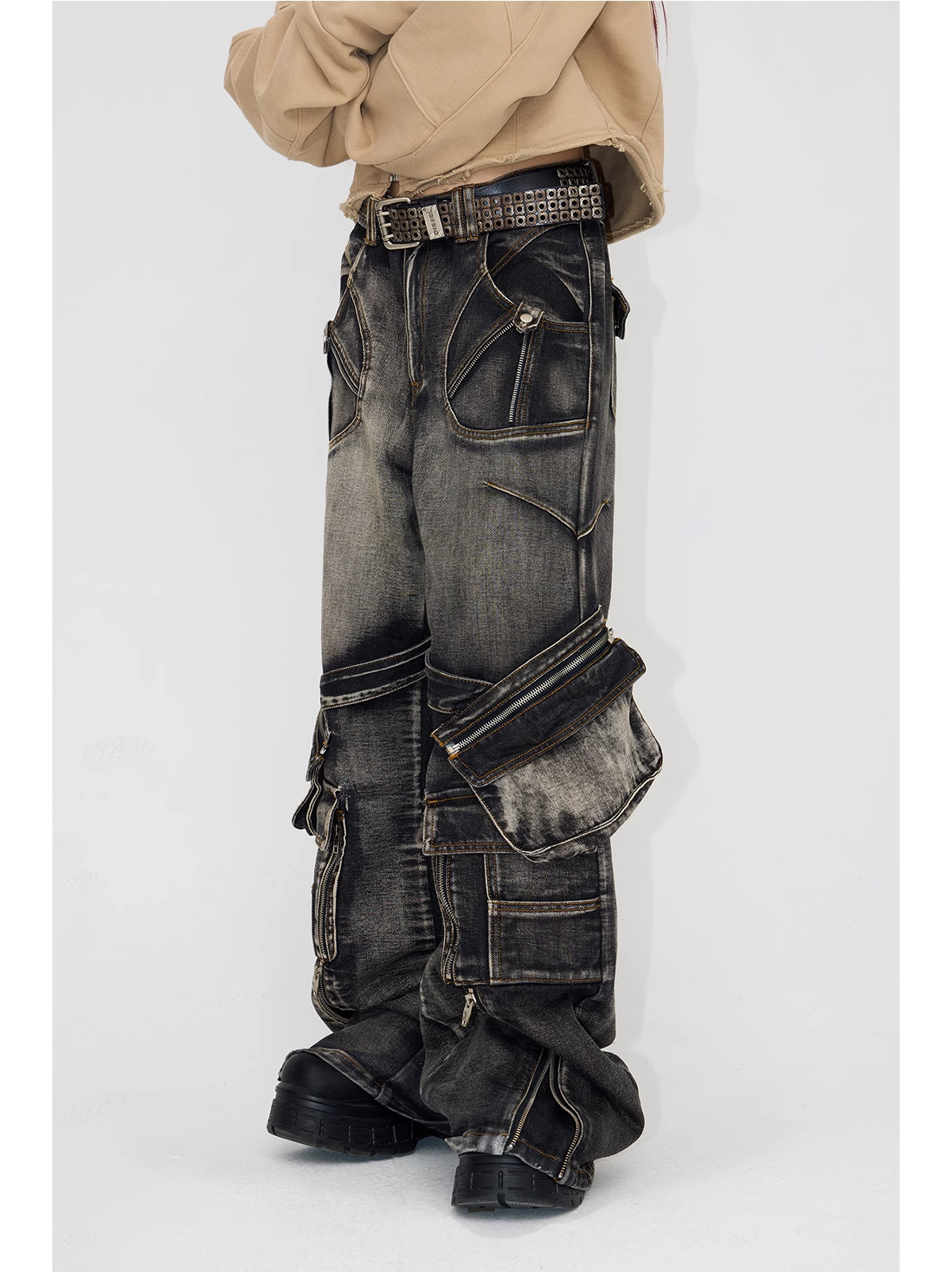 ULTRA FULL-METAL PUNK CARGO DENIM MNW1964