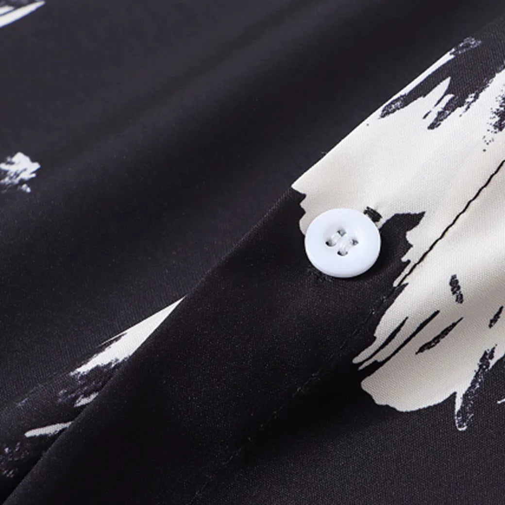 BLACK PETAL SHIRT MNW2049