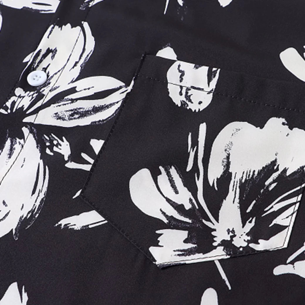 BLACK PETAL SHIRT MNW2049