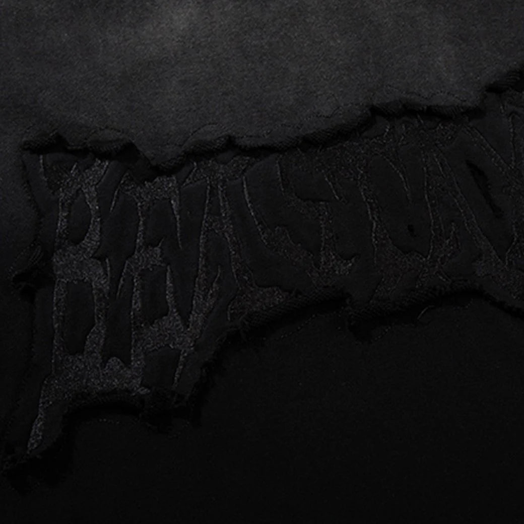 HEAVILY DISTRESSED STREET HOODIE MNW1979