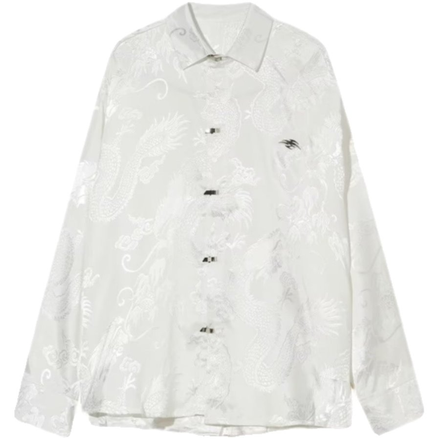METAL BUCKLE LOOSE SHIRT MNW2099
