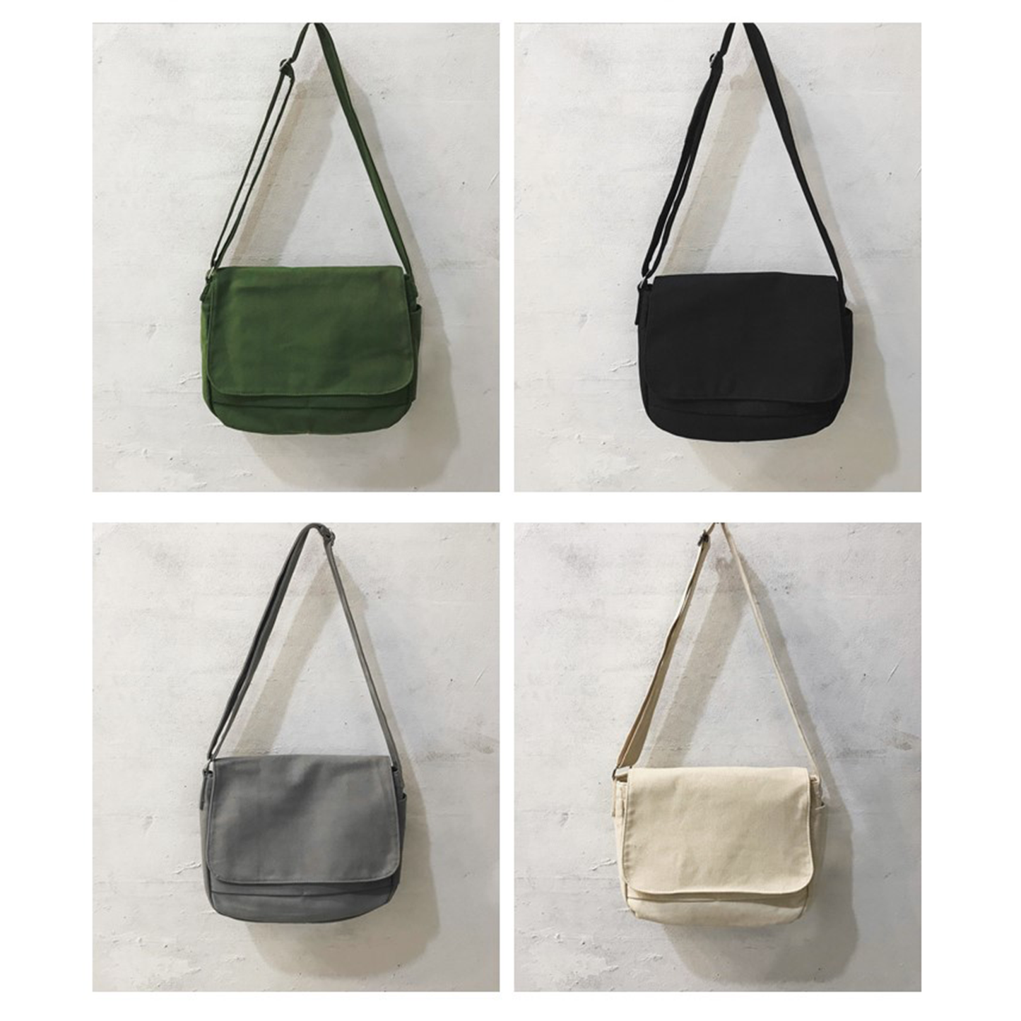 CANVAS MESSENGER BAG MNW922