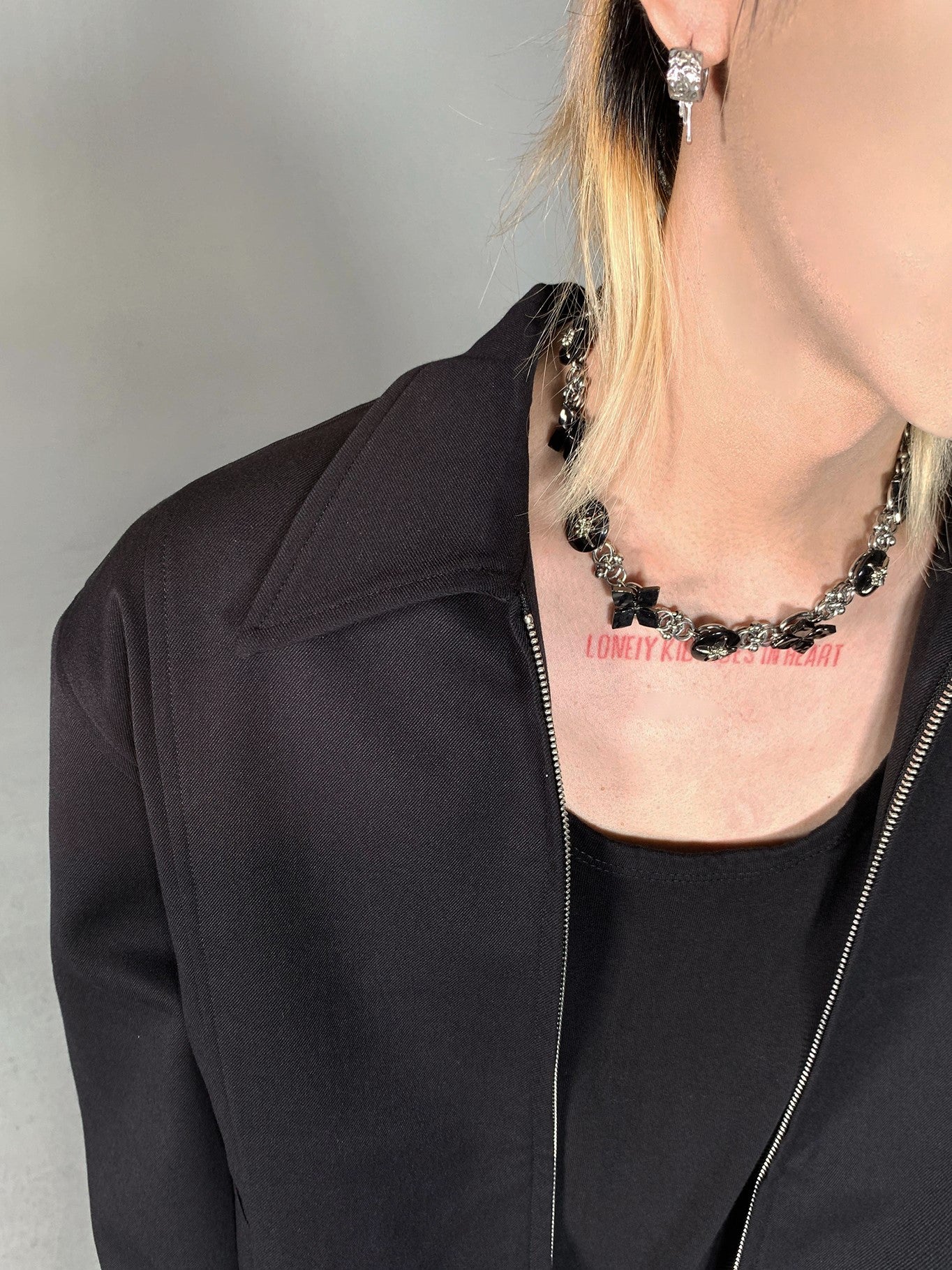 METAL LOCK NECKLACE MNW923