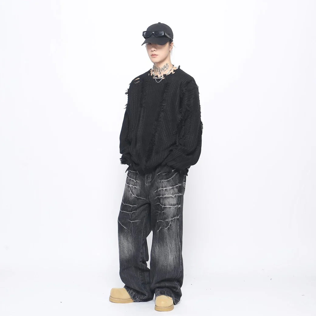VOID DAMAGE KNIT MNW2044