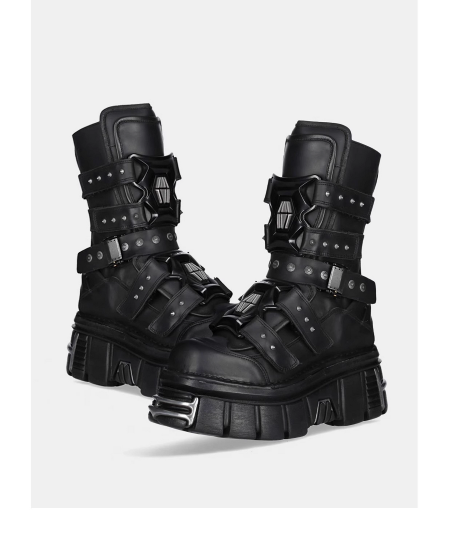 HIGH-END GIMMICK PUNK STREET-STYLE BOOTS MNW1971