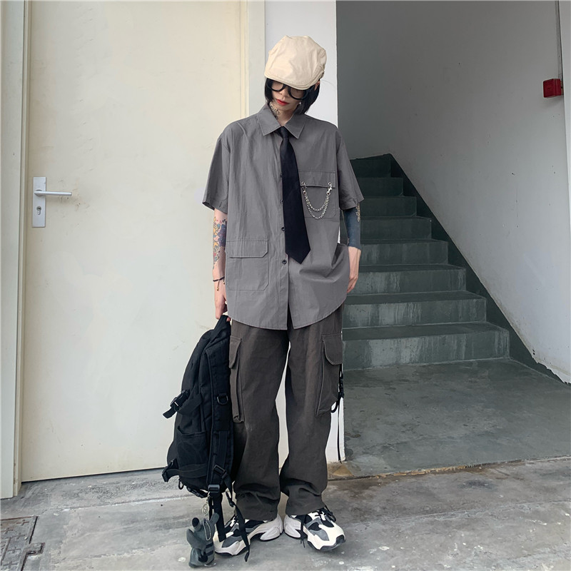 2WAY GIMMICK REGULAR SILHOUETTE SHIRT MNW2101