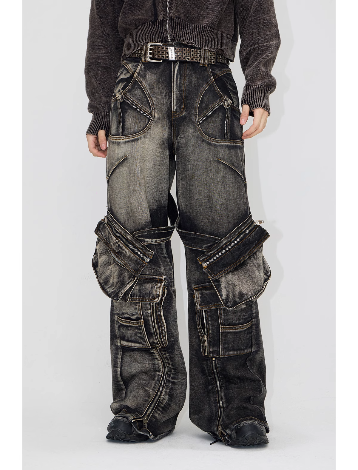ULTRA FULL-METAL PUNK CARGO DENIM MNW1964