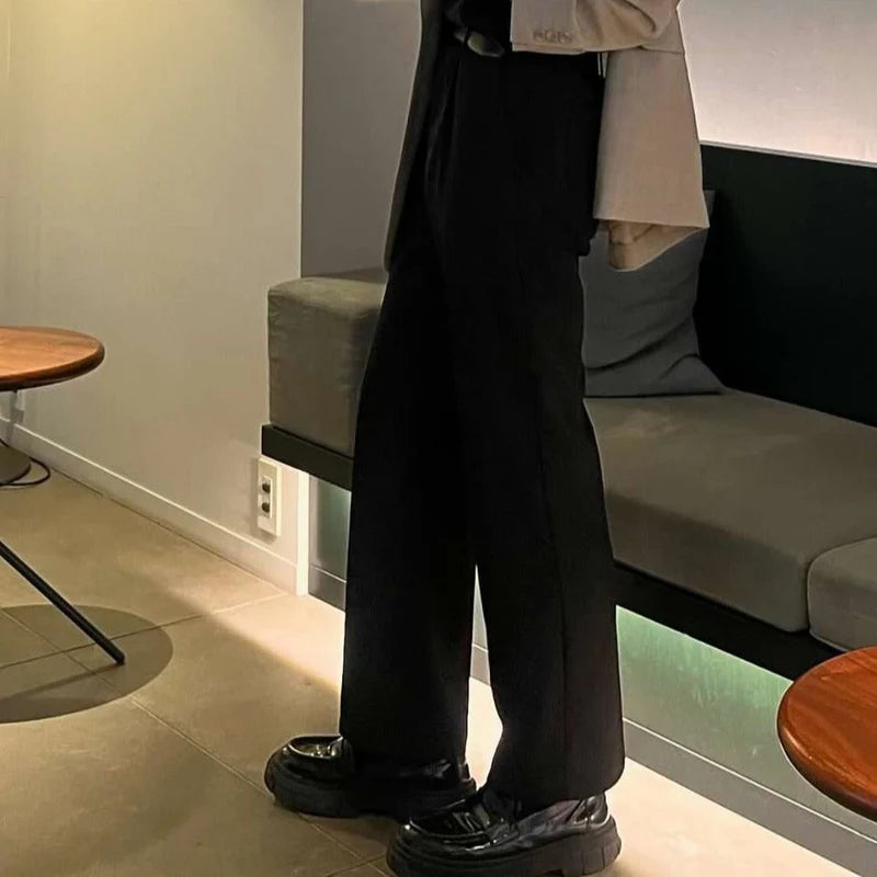 STYLISH STRAIGHT SLACKS MNW1952