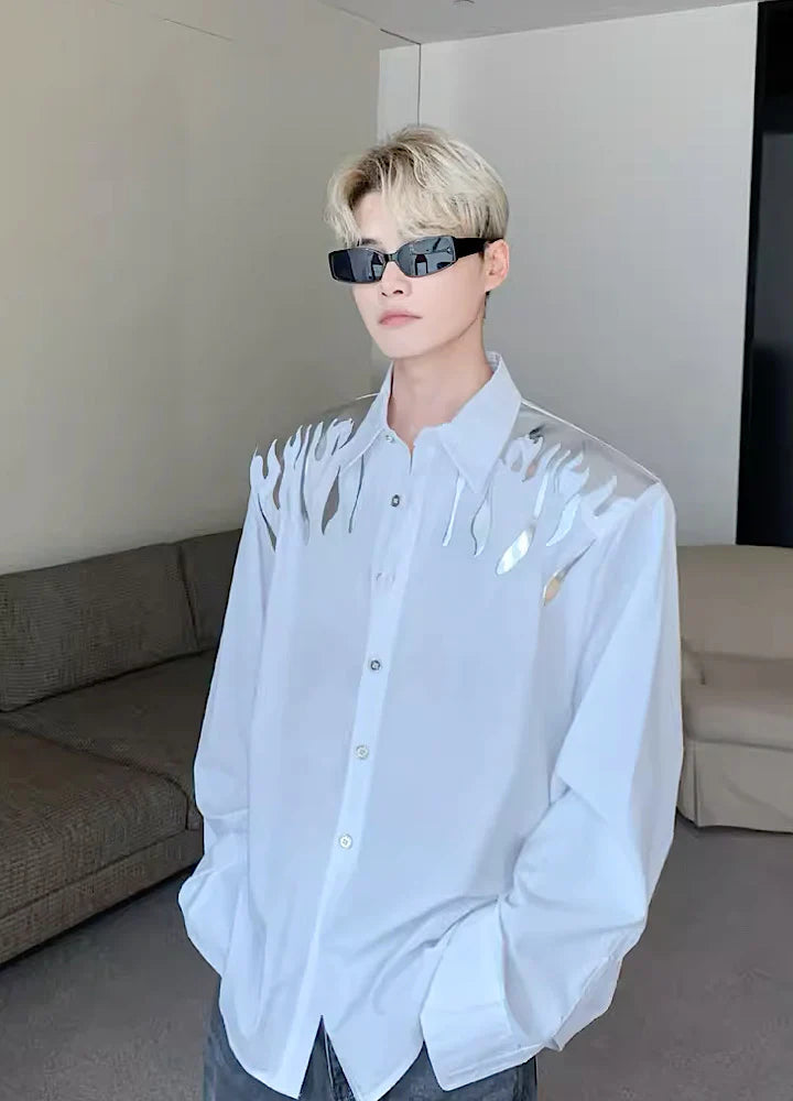 CHROME FLAME SHIRT MNW2055