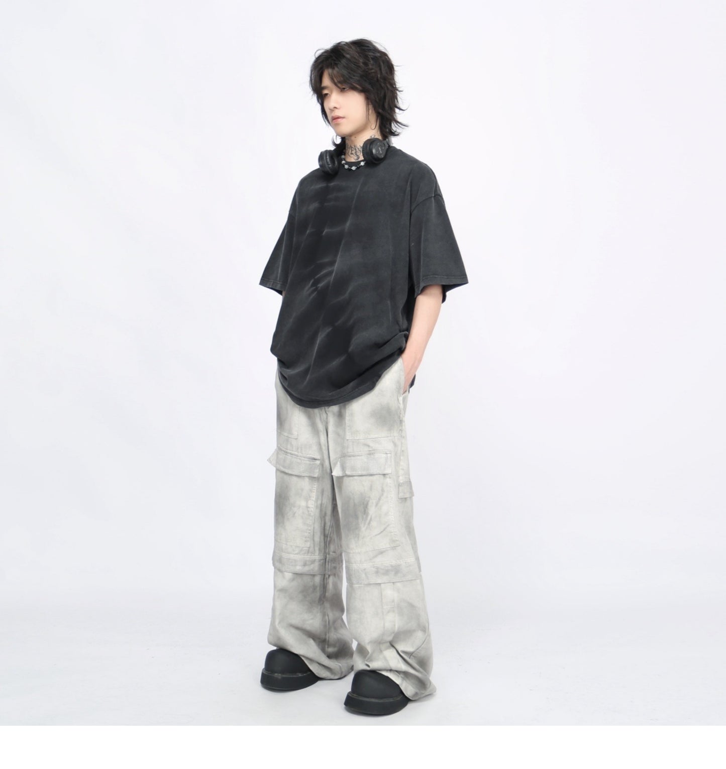 IRREGULAR TIE-DYE T-SHIRT MNW18