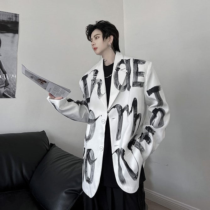 BIG TEXT JACKET MNW1051