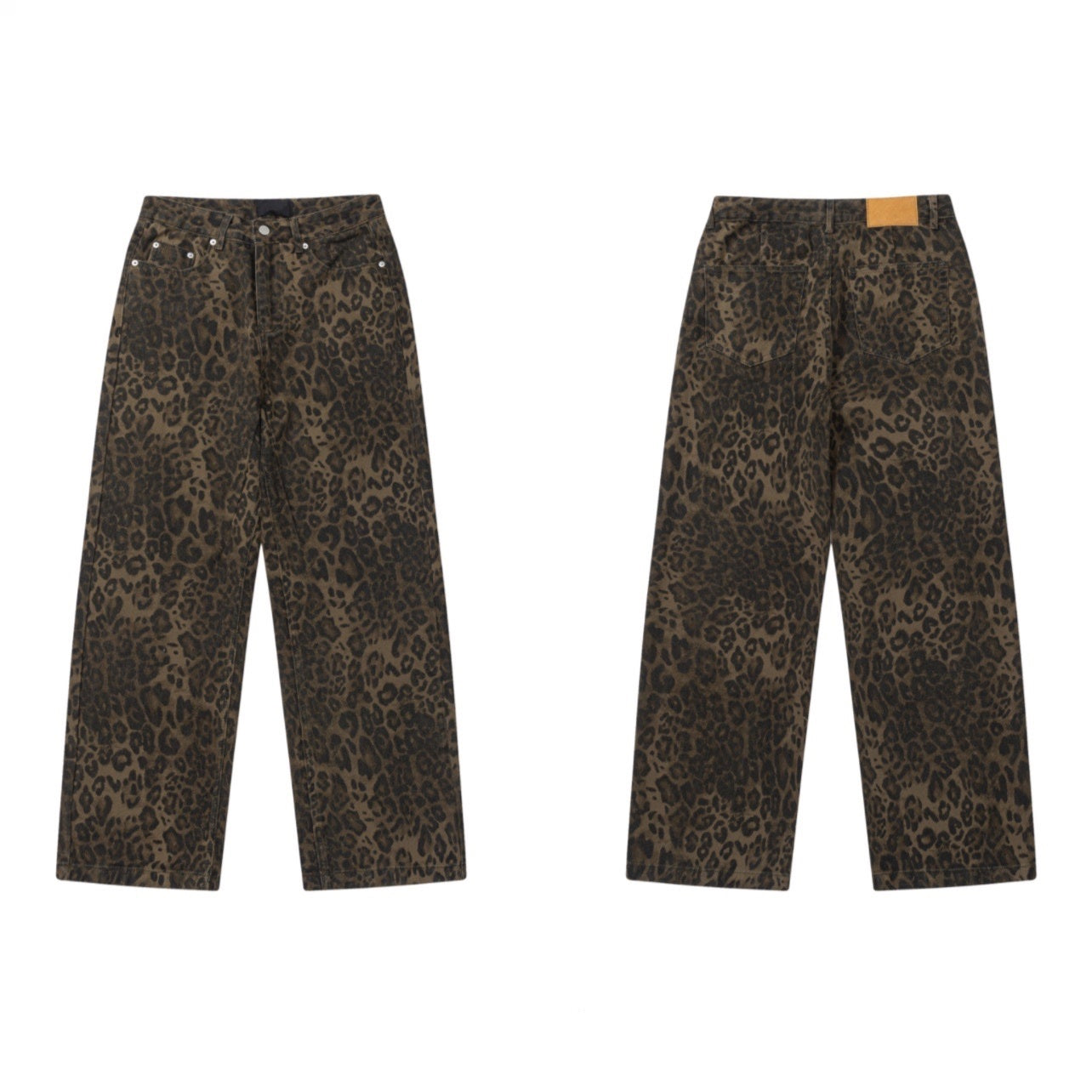 LEOPARD STRAIGHT PANTS MNW1448