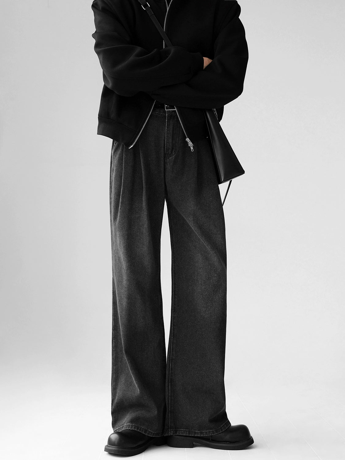TRENDY WIDE WASHED PANTS MNW1950