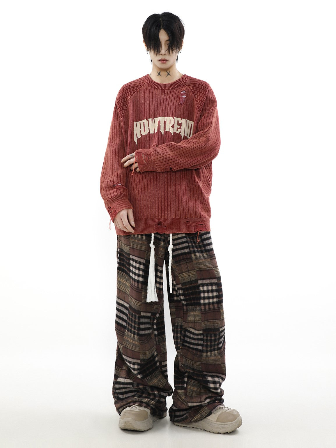 RETRO CHECK PANTS MNW1224
