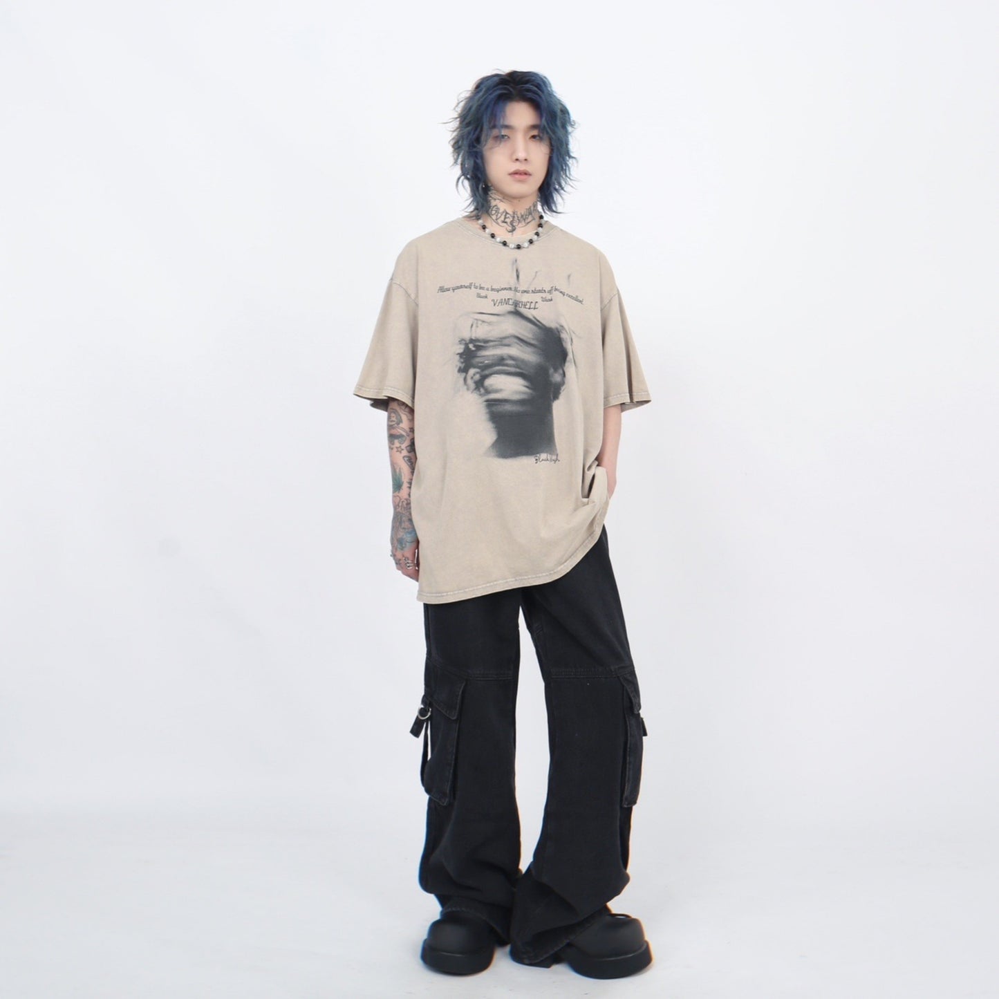 ABSTRACT FACE T-SHIRT MNW1784