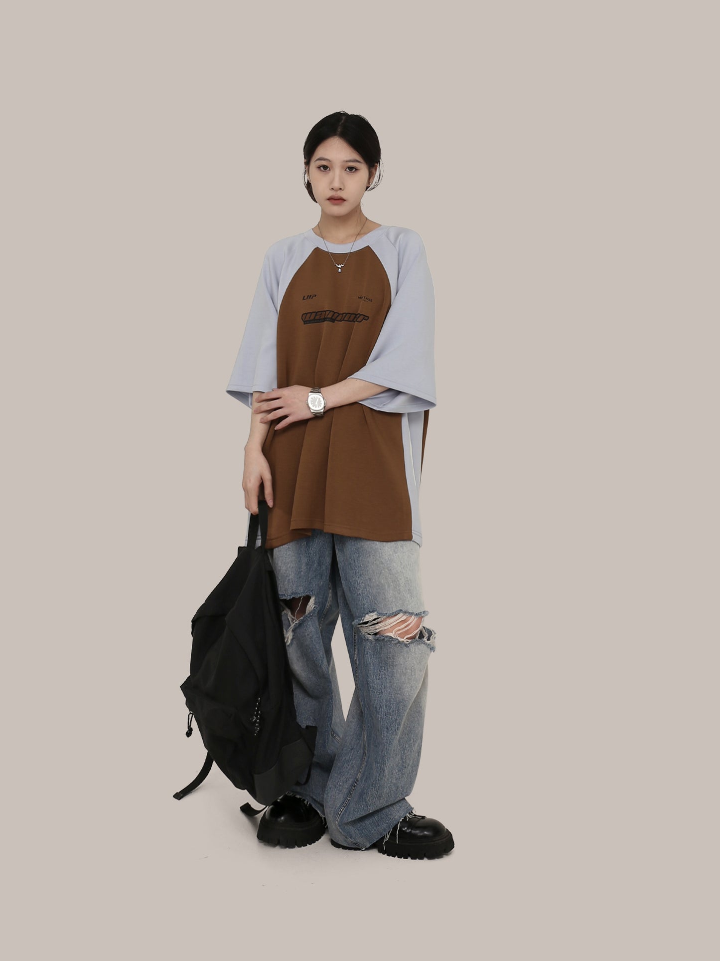 RUINED SKY WIDE JEANS MNW2018