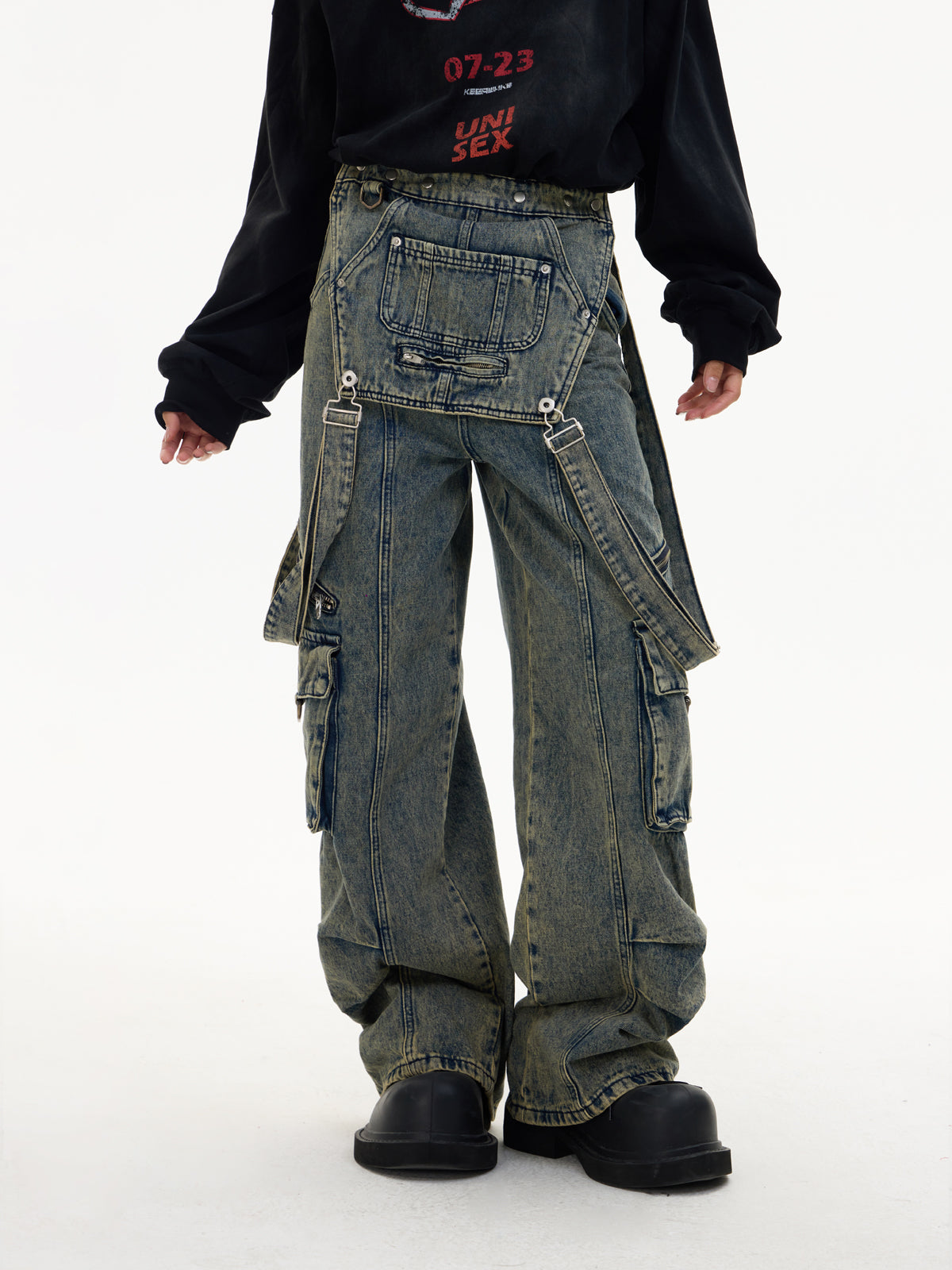 DENIM ARRANGEMENT OVERALLS MNW1614