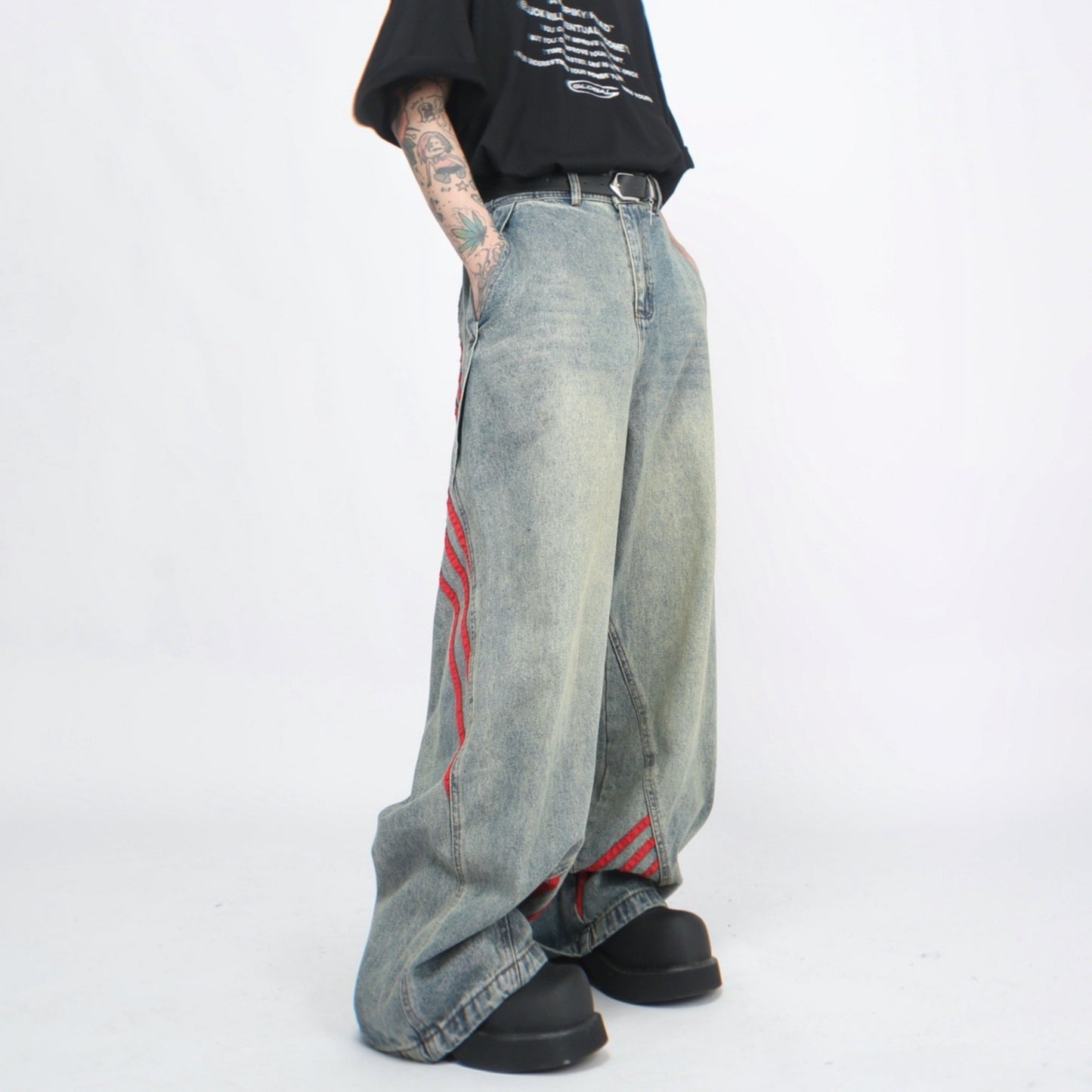 DIAGONAL LINE DENIM MNW1771