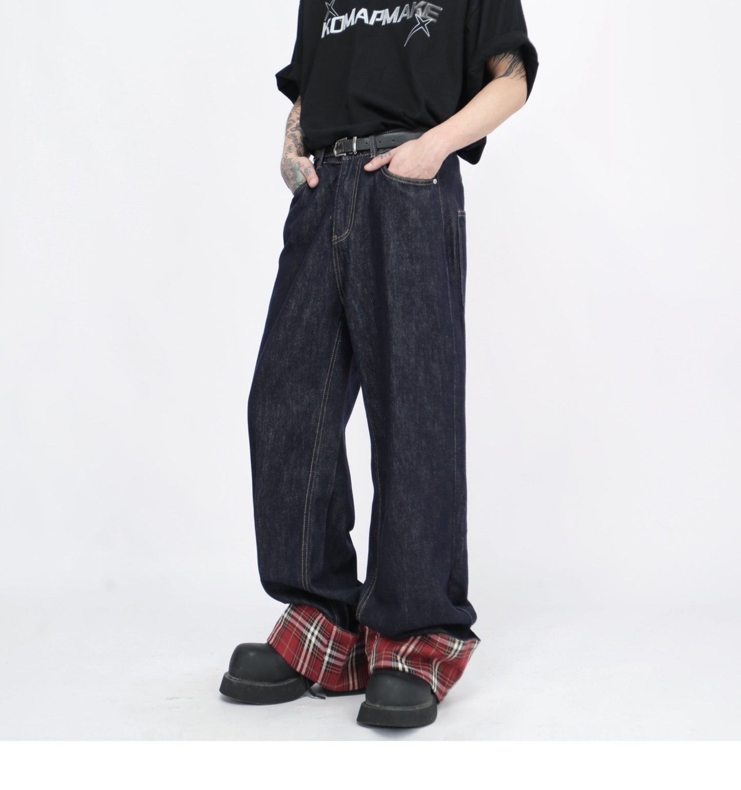 HEM CHECK DENIM MNW1860