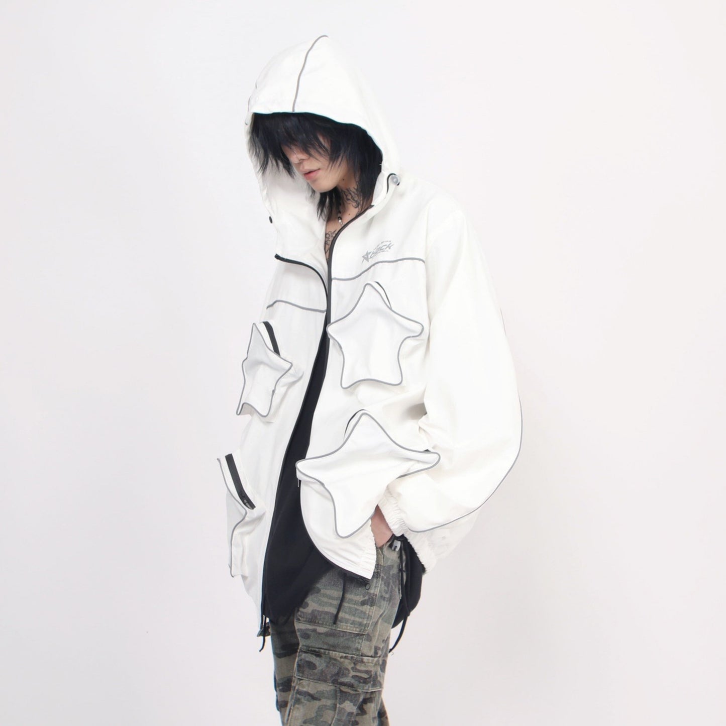 STAR PIPING HOODIE MNW1068