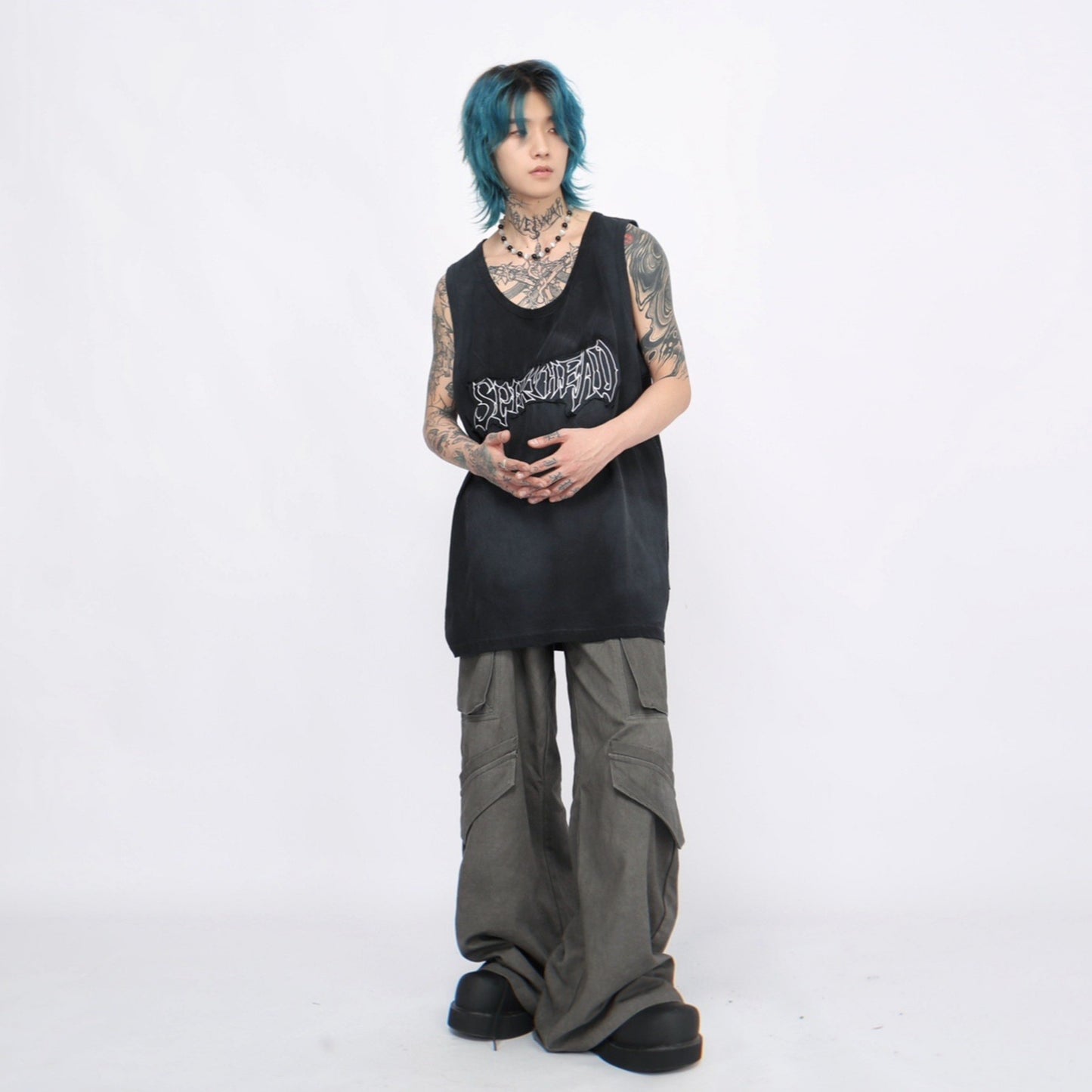WASTELAND DIRT SLEEVELESS SHIRT MNW1794