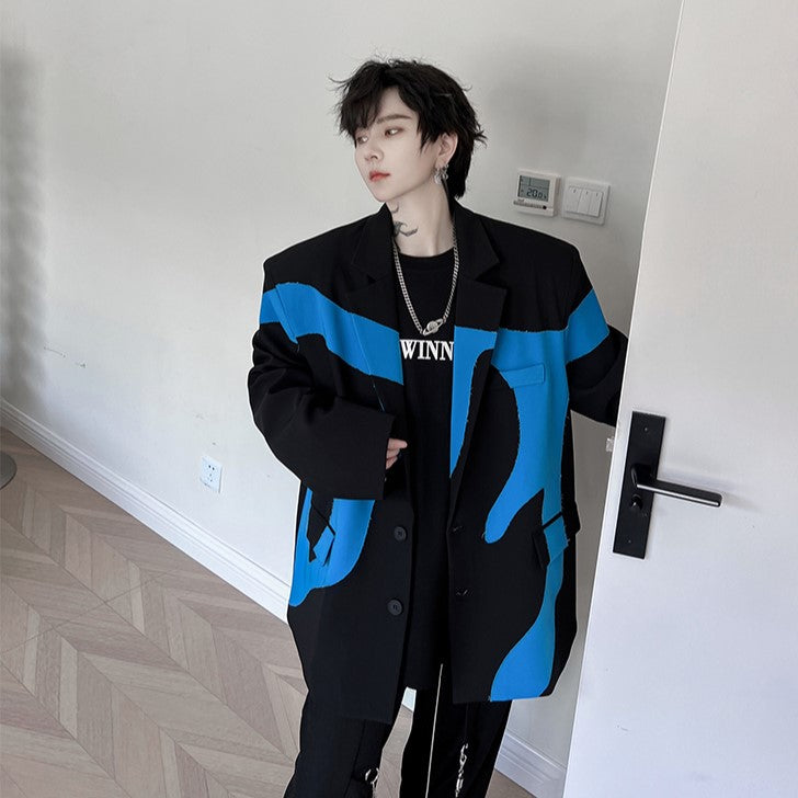 IRREGULAR COLOR JACKET MNW1052