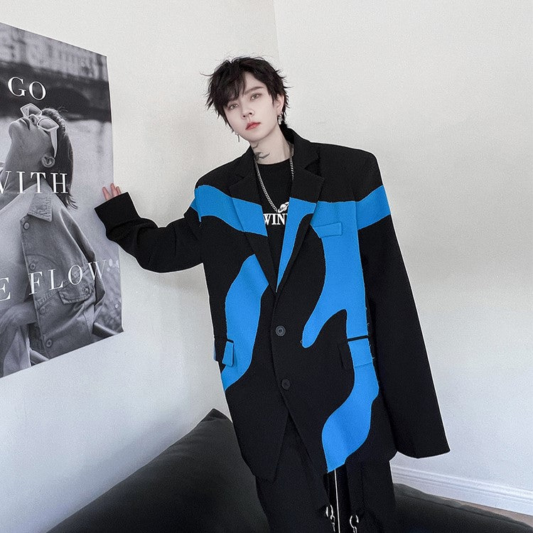 IRREGULAR COLOR JACKET MNW1052