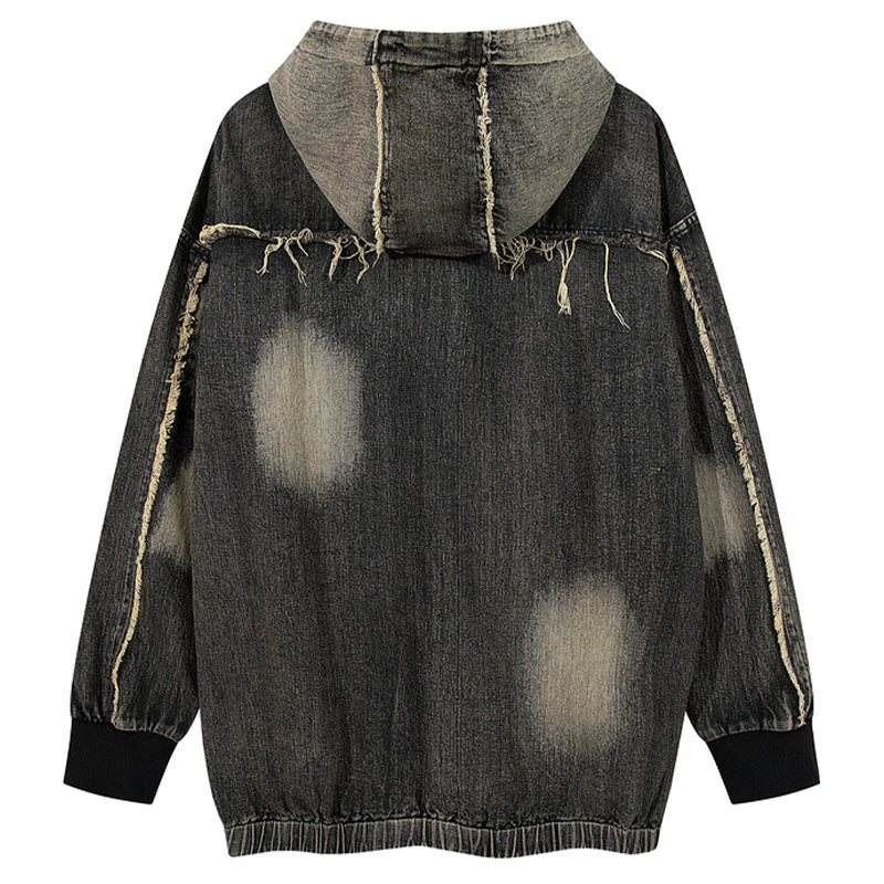 DENIM WASHED HOODIE MNW1929