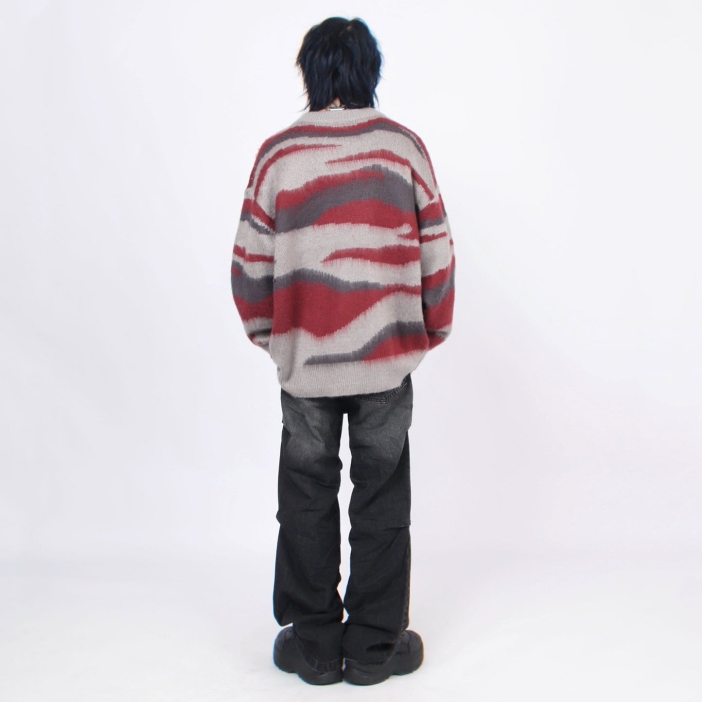 IRREGULAR COLOR KNIT MNW998