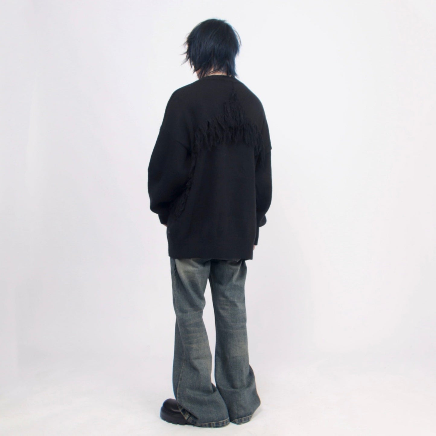 FRINGE PLAIN KNIT MNW1166