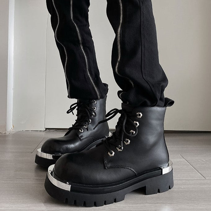 METAL LACE UP BOOTS MNW1240