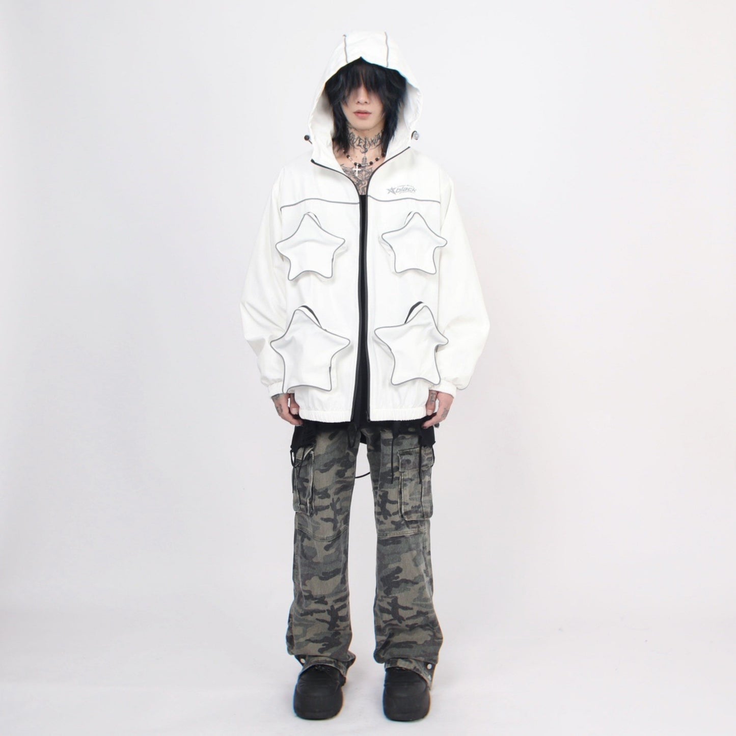 STAR PIPING HOODIE MNW1068