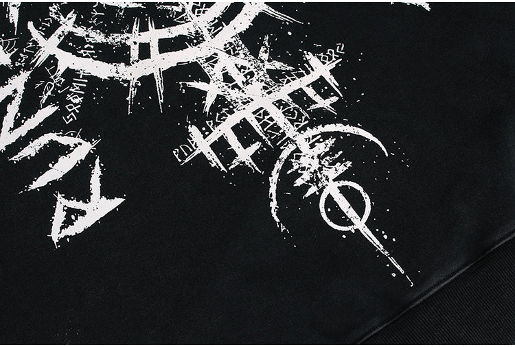UNIQUE PRINT HOODIE MNW1924