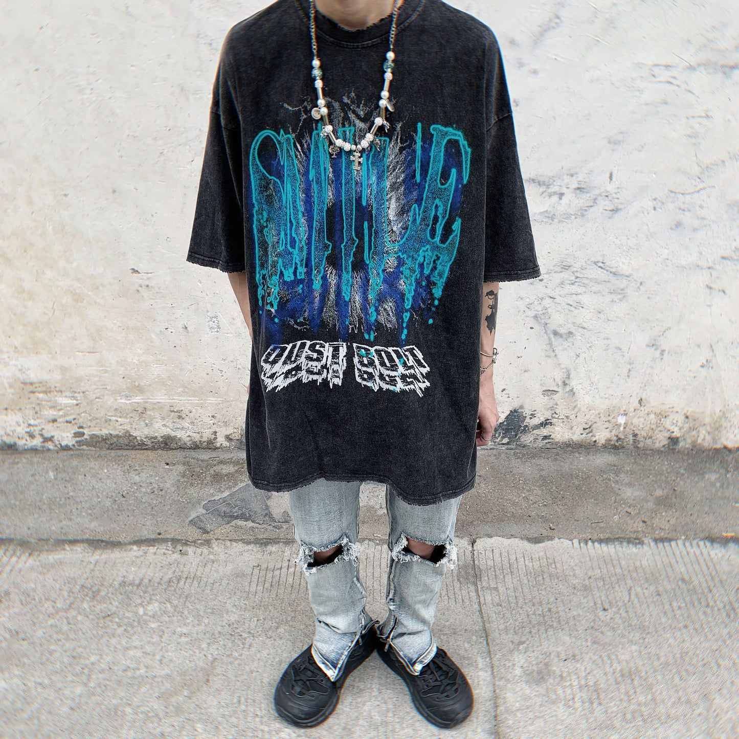 DESTRUCTION SMILE T-SHIRT MNW843