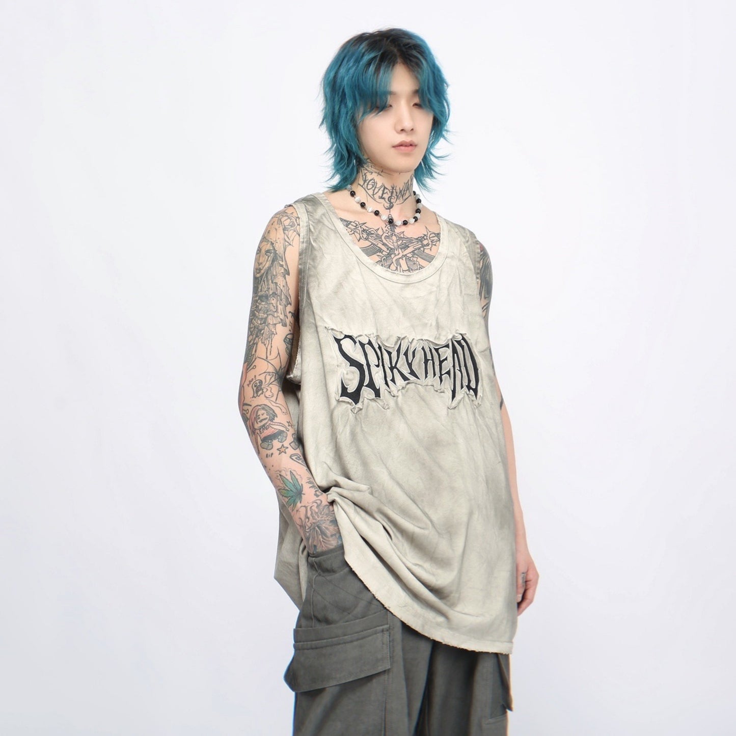 WASTELAND DIRT SLEEVELESS SHIRT MNW1794