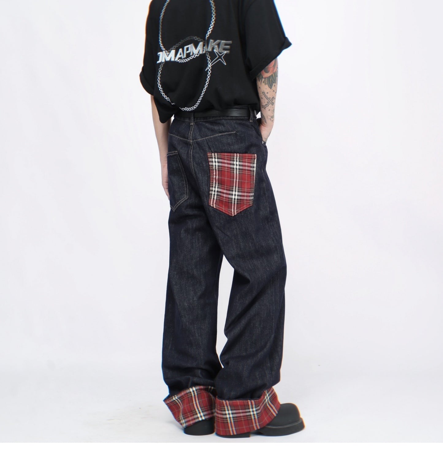 HEM CHECK DENIM MNW1860