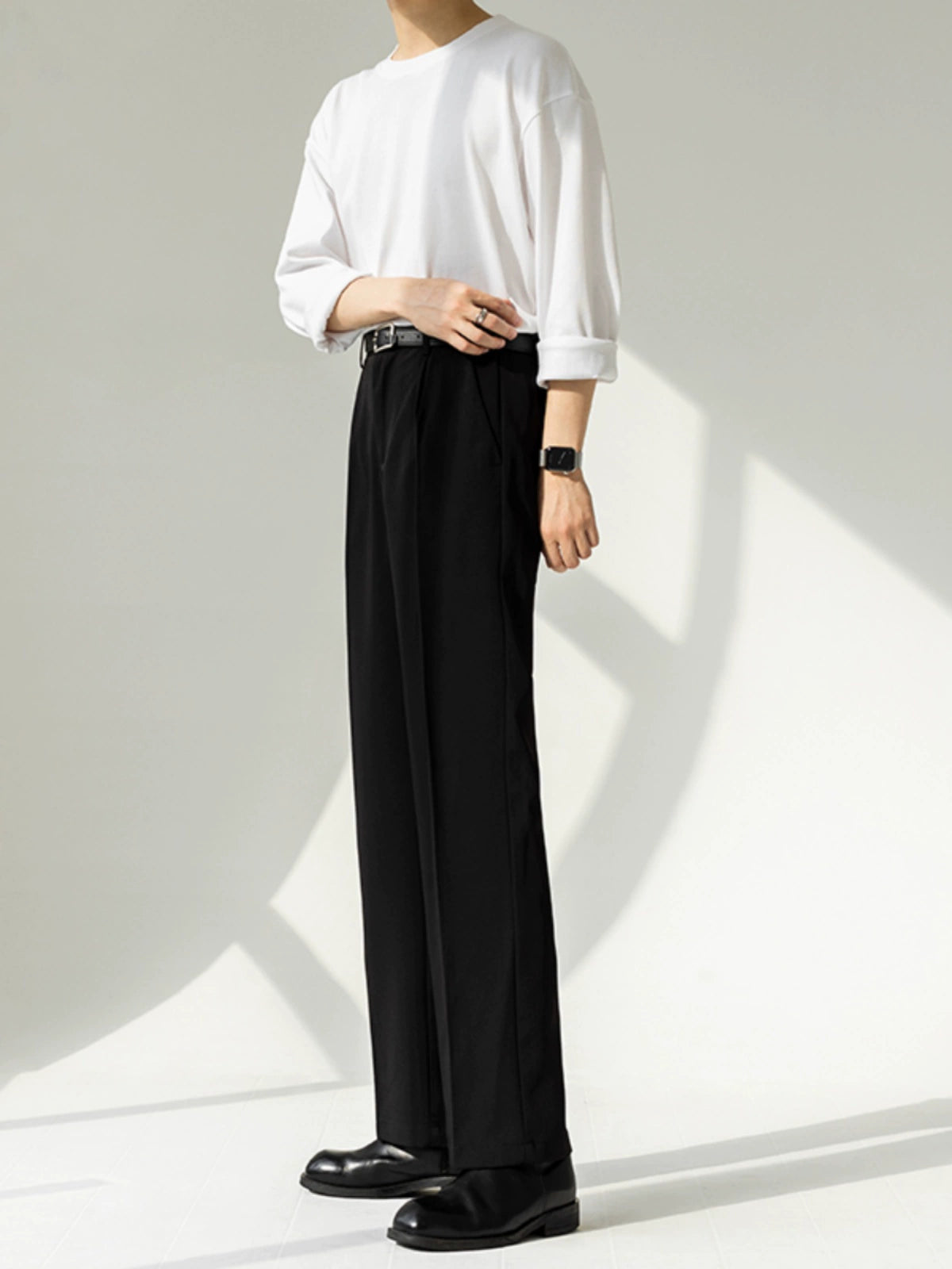 STYLISH STRAIGHT SLACKS MNW1952