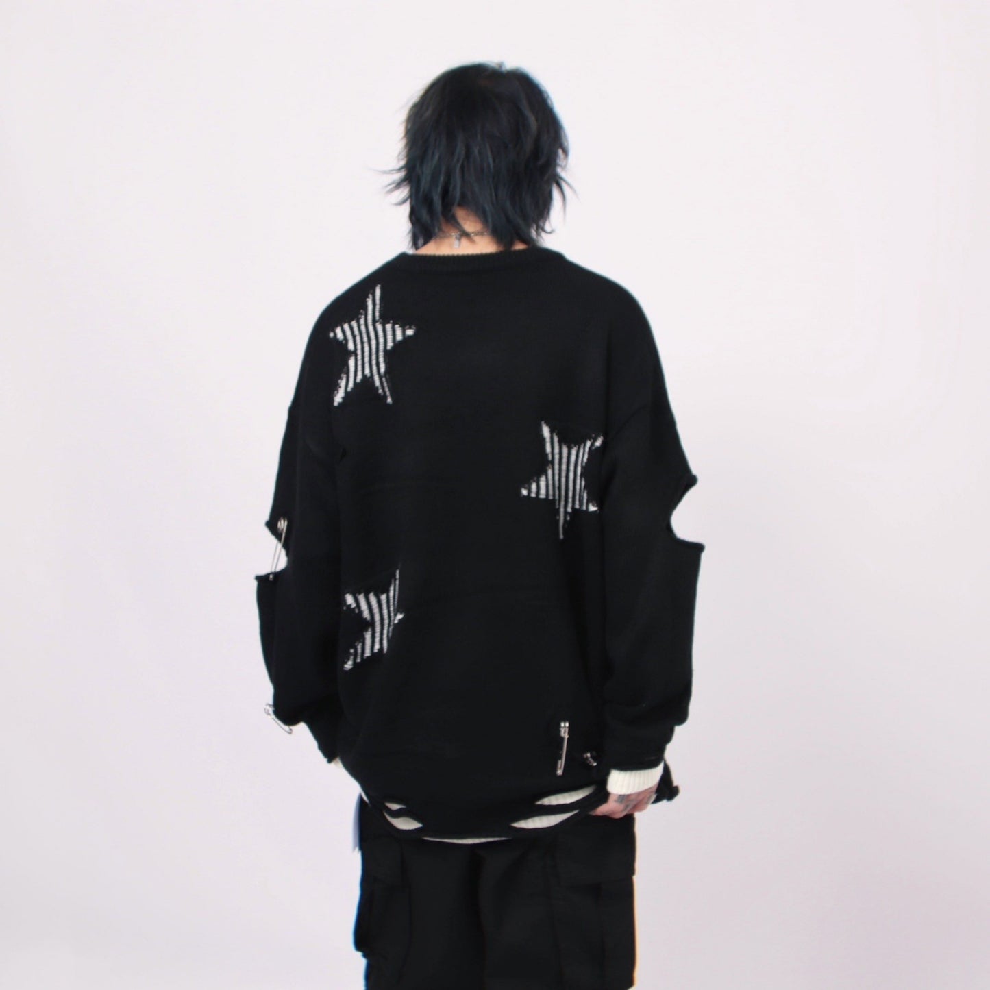 STAR DAMAGE KNIT MNW1278