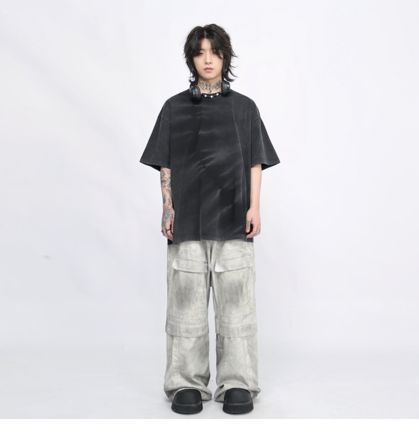 IRREGULAR TIE-DYE T-SHIRT MNW18