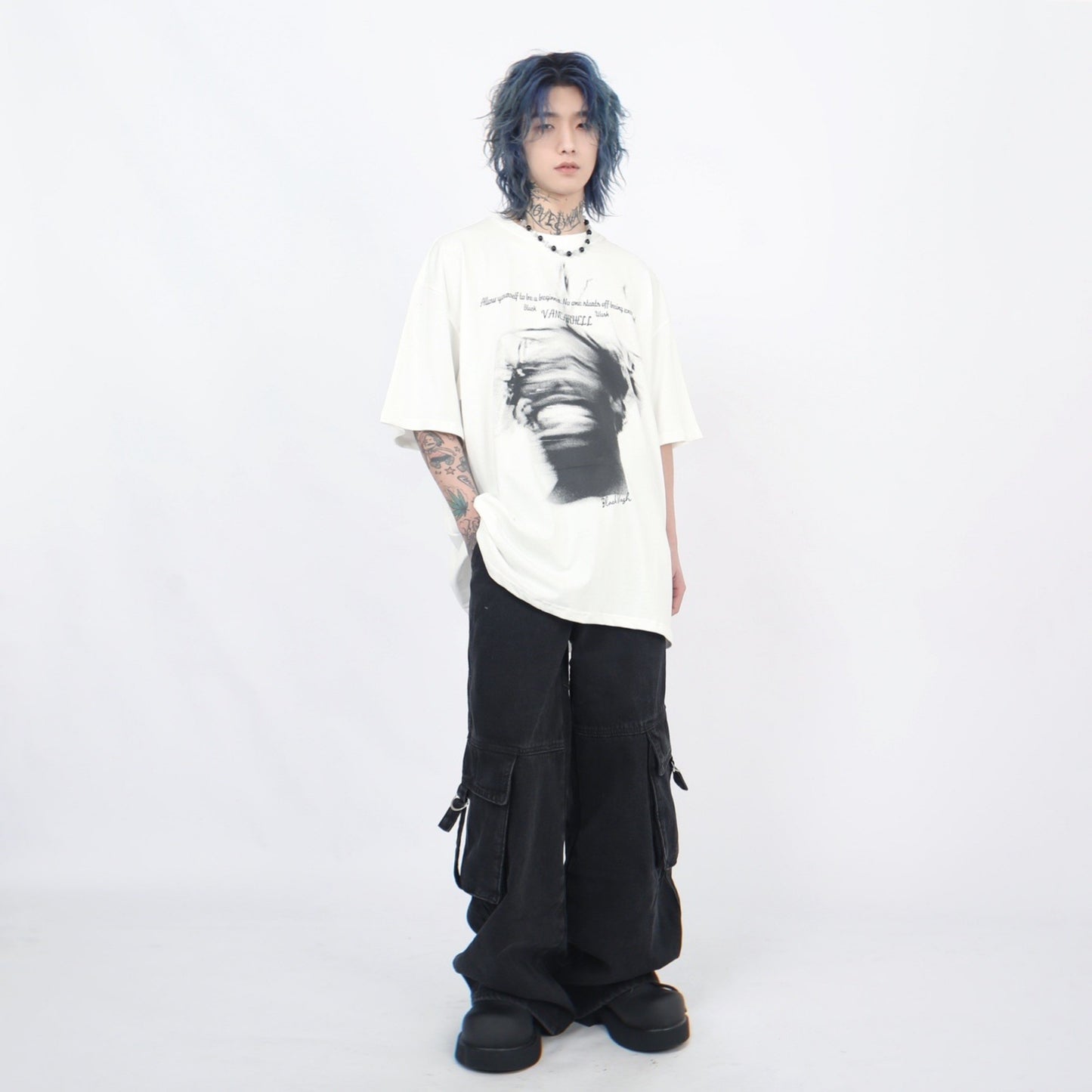 ABSTRACT FACE T-SHIRT MNW1784