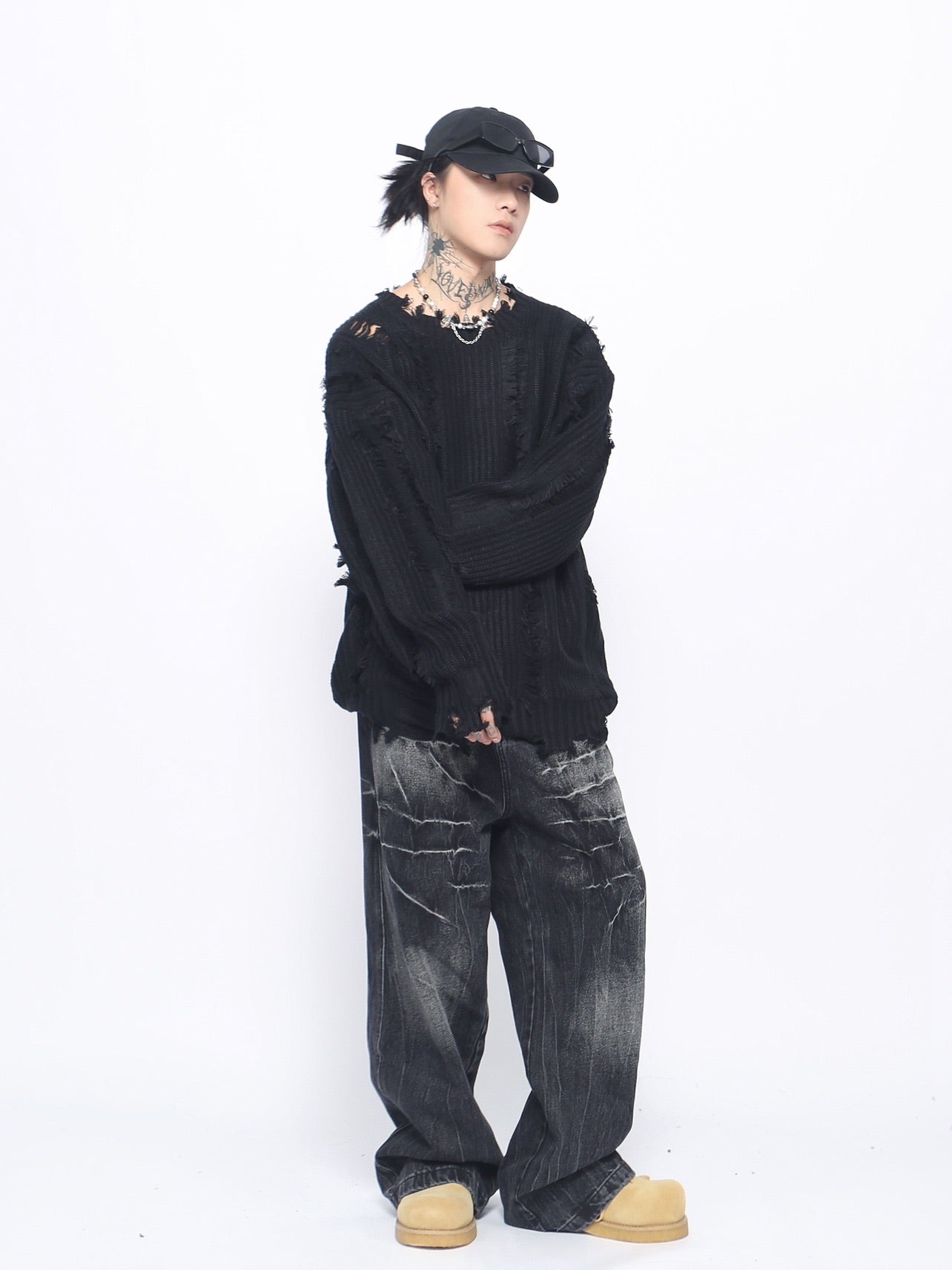 VOID DAMAGE KNIT MNW2044