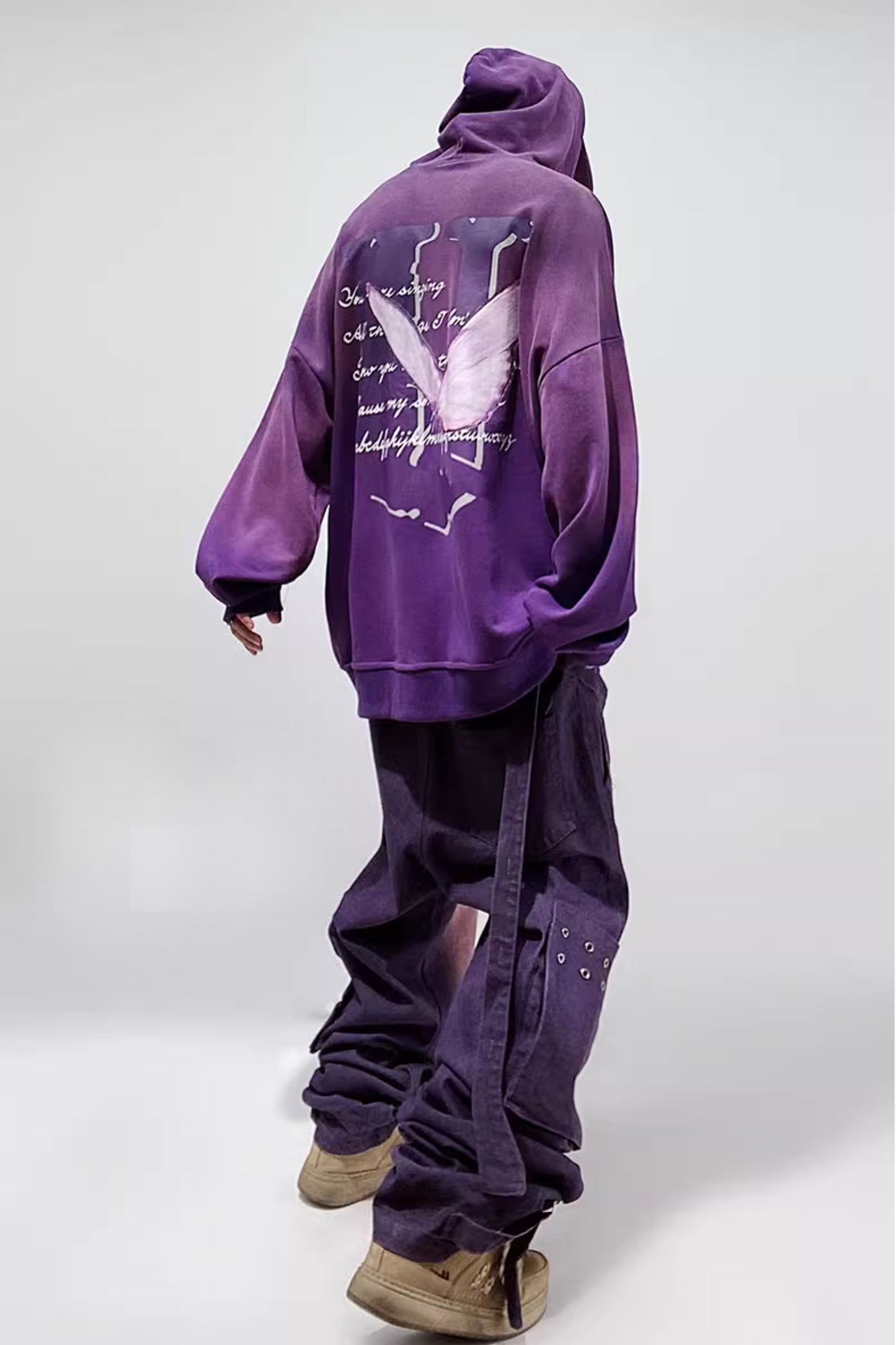 WORN OUT BUTTERFLY HOODIE MNW1505