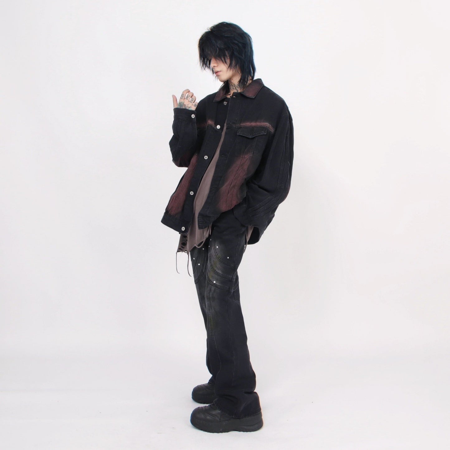 OLD PROCESSED DENIM JACKET MNW1192