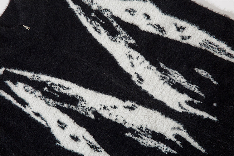 SCRIBBLE ZIP KNIT MNW1530