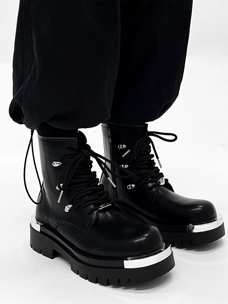 METAL LACE UP BOOTS MNW1254