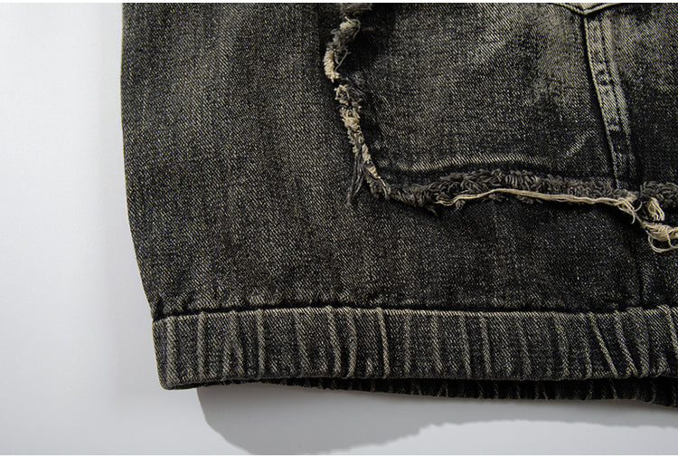 DENIM WASHED HOODIE MNW1929